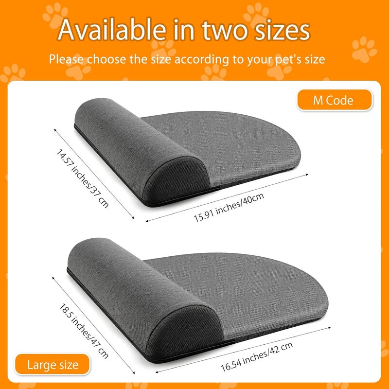 VINGVO Dog Bolster Pillow/Headrest, for Cervical Vertebra/Neck Stable Support, Portable Elastic Soft Pet Headrest for Dog Cat (M（15.91 x 14.57in）) - Image 3